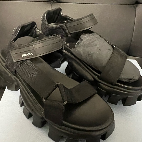 Prada “Sporty woven nylon tape sandals” Calzature Donna Nastro - Picture 5 of 5